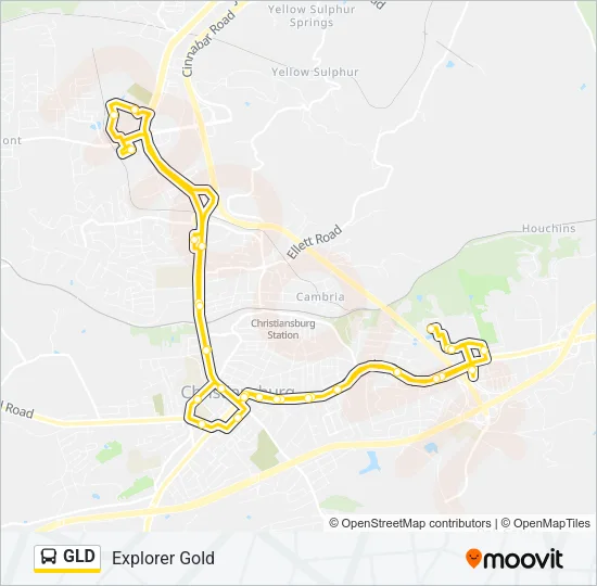 GLD Bus Line Map