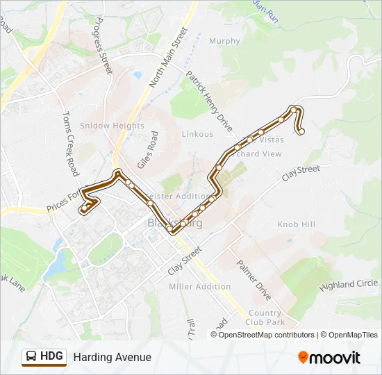 HDG Bus Line Map