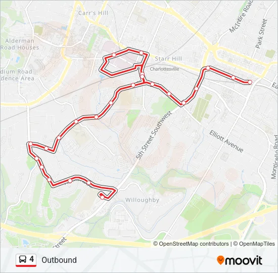 4 Bus Line Map