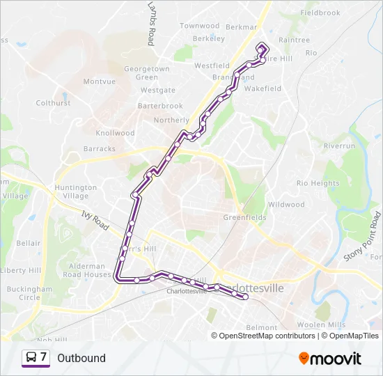 7 Bus Line Map