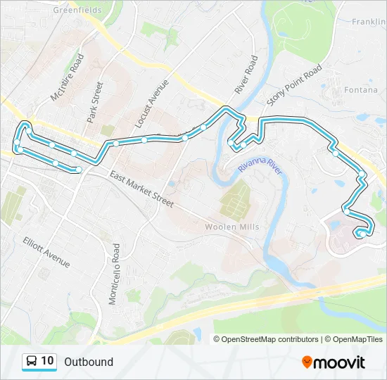 10 Bus Line Map