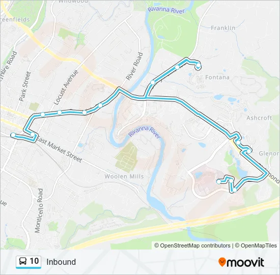 10 Bus Line Map