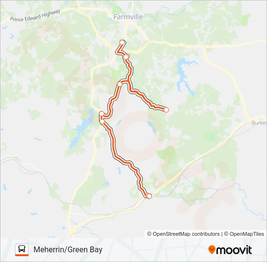 ORANGE LINE Bus Line Map