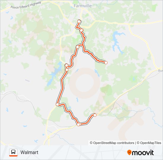 ORANGE LINE Bus Line Map