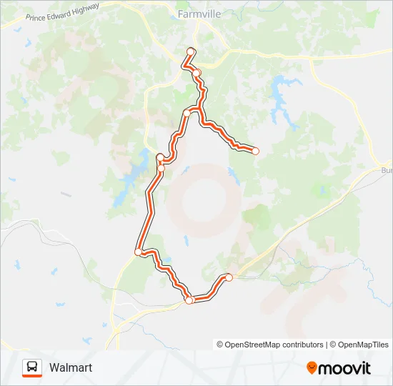 ORANGE LINE Bus Line Map