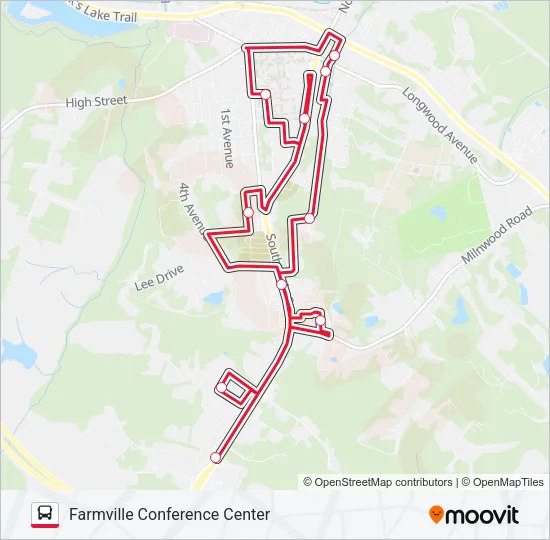 EXPRESS LINE Bus Line Map