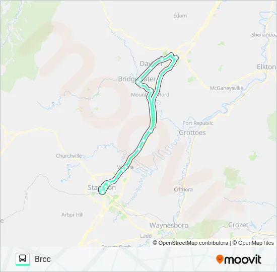 BRCC SOUTH Bus Line Map