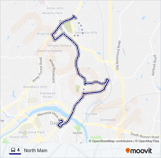 4 Bus Line Map