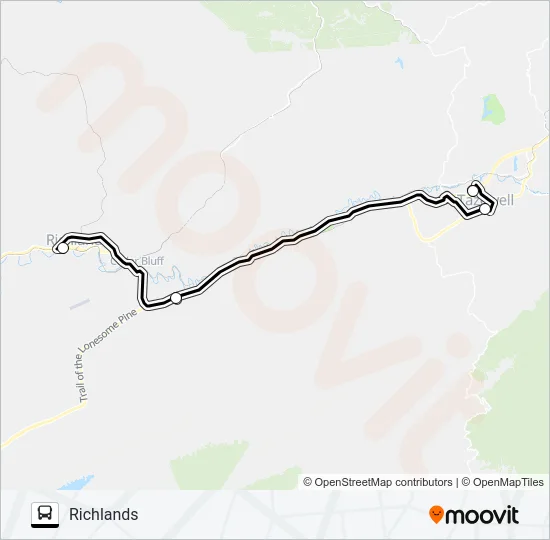 4 SEASONS WORK EXPRESS Bus Line Map