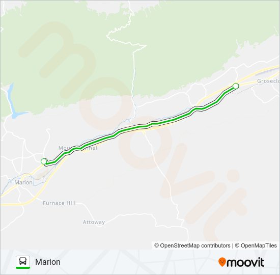 MARION-ATKINS LOOP bus Line Map