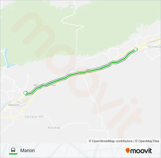 MARION-ATKINS LOOP Bus Line Map