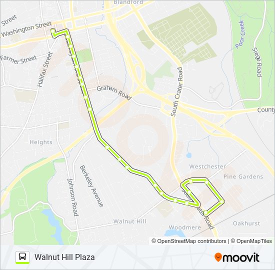 MALL PLAZA Bus Line Map