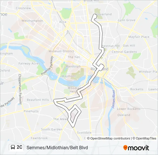 2C Bus Line Map
