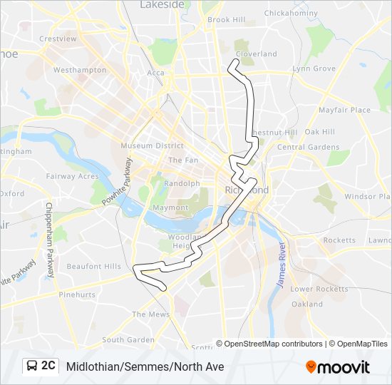 2C Bus Line Map