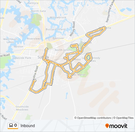 O Bus Line Map