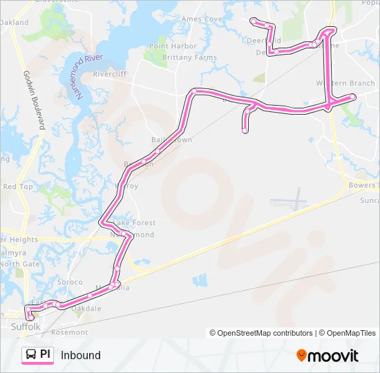 PI Bus Line Map
