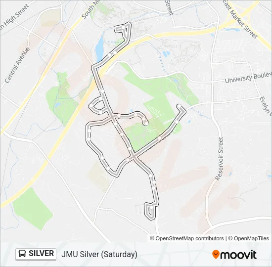 SILVER Bus Line Map