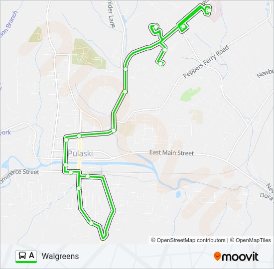 A Bus Line Map