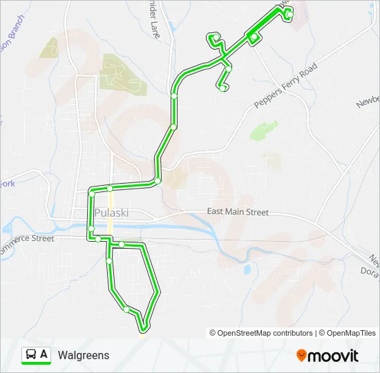 A Bus Line Map