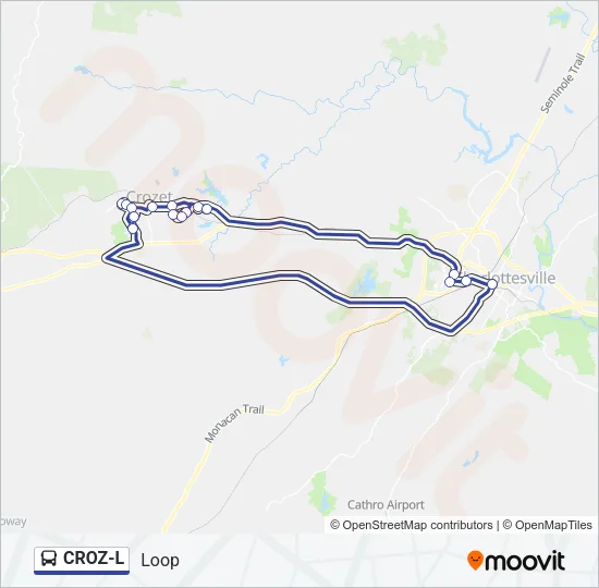 CROZ-L Bus Line Map