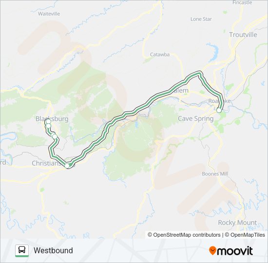 SMART WAY EXPRESS Bus Line Map