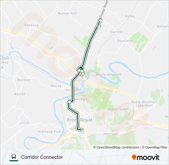 CORRIDOR CONNECTOR Bus Line Map