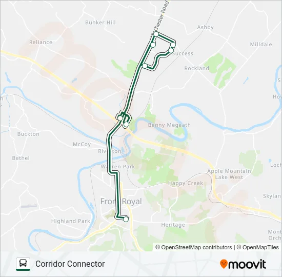 CORRIDOR CONNECTOR Bus Line Map