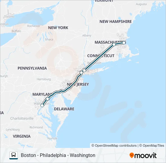 GREYHOUND US0235 Bus Line Map