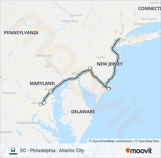 GREYHOUND US0320 Bus Line Map