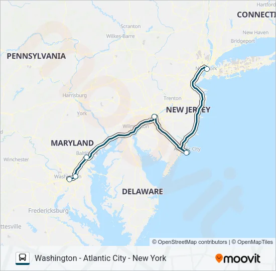 GREYHOUND US0320 Bus Line Map