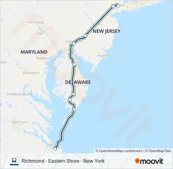 GREYHOUND US0355 Bus Line Map