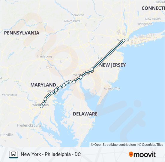 GREYHOUND US0325S  Line Map