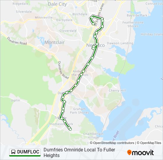 DUMFLOC bus Line Map