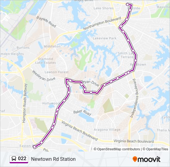022 Bus Line Map