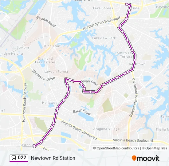 022 Bus Line Map