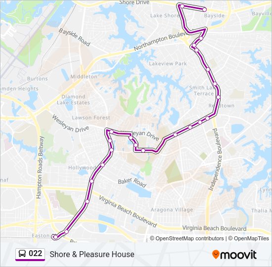 022 Bus Line Map