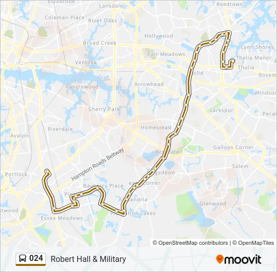024 Bus Line Map