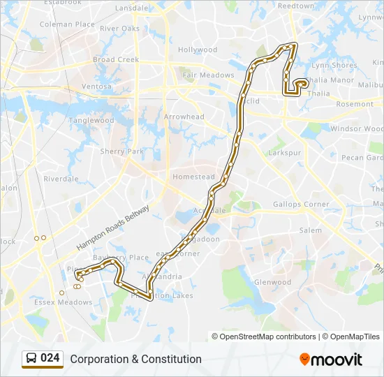 024 Bus Line Map