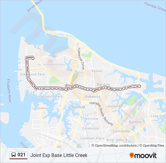 021 Bus Line Map