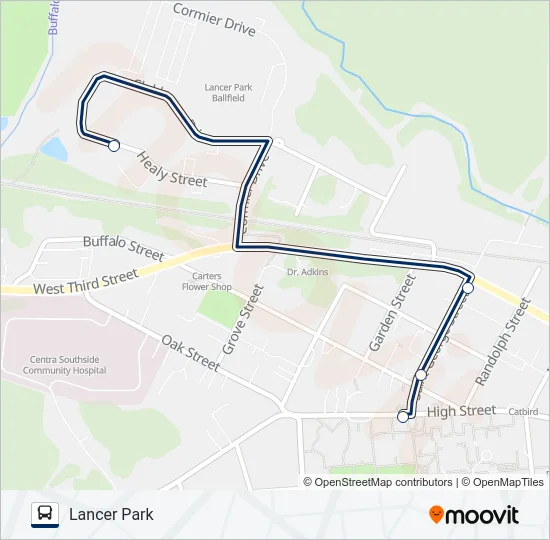 CAMPUS DIRECT LINE Bus Line Map