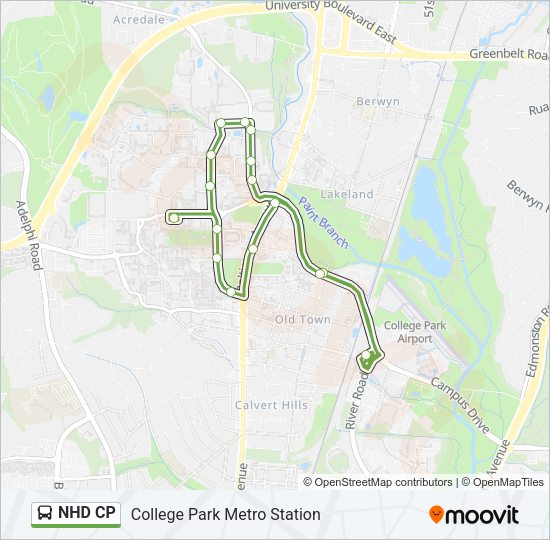 NHD CP Bus Line Map