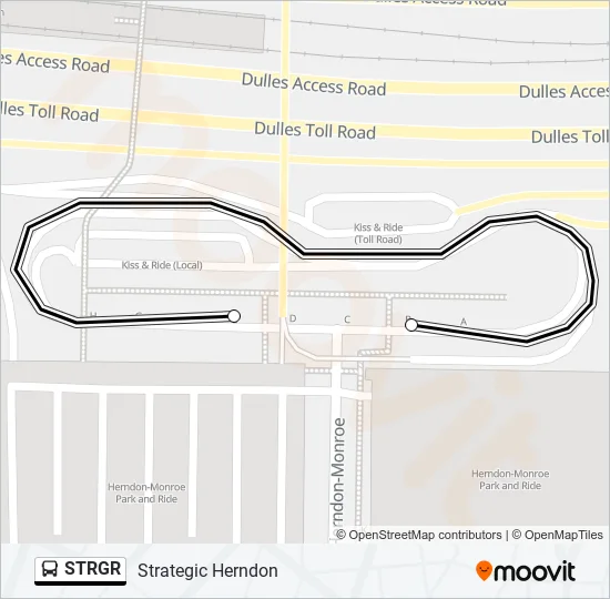 STRGR Bus Line Map