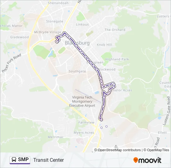 SMP Bus Line Map