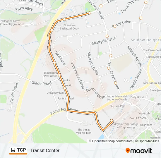 TCP Bus Line Map