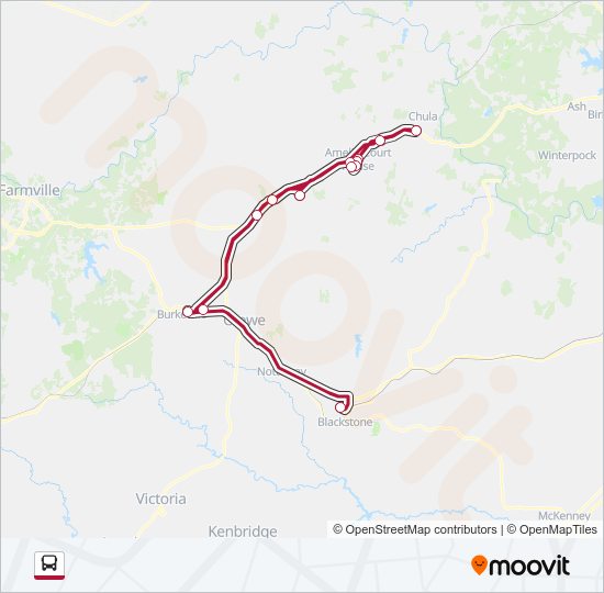 AMELIA EXPRESS Bus Line Map