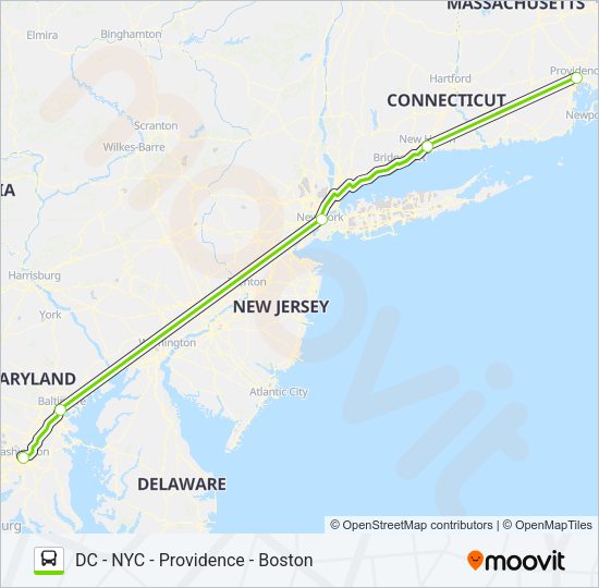 FLIXBUS 2681 Bus Line Map