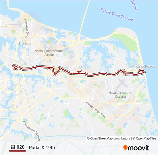 020 Bus Line Map