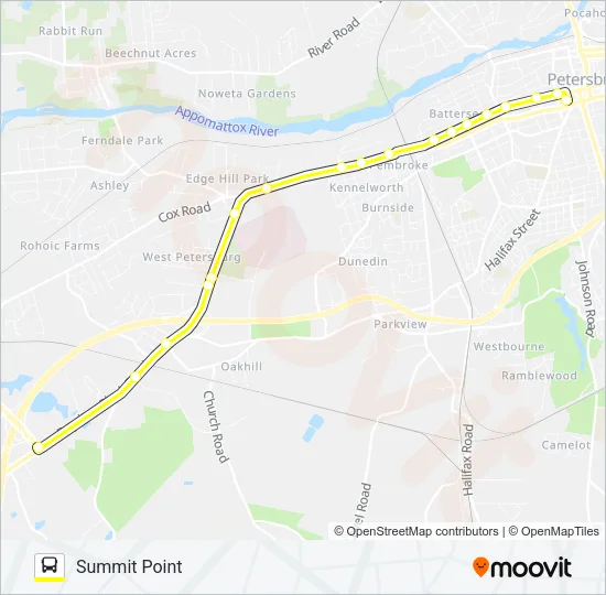WASHINGTON ST/LEE AVENUE/CENTRAL STATE Bus Line Map