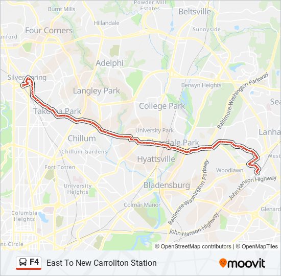 f4-route-schedules-stops-maps-east-to-new-carrollton-station