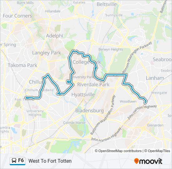 f6-route-schedules-stops-maps-west-to-fort-totten-updated